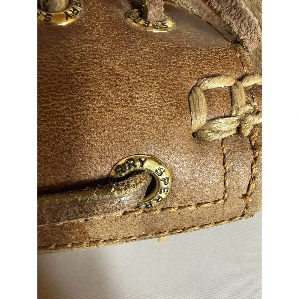 Sperry Gold Cup Authentic 2 Eye Leather Boat Shoe Top Slider Comfort Mens 10.5 M